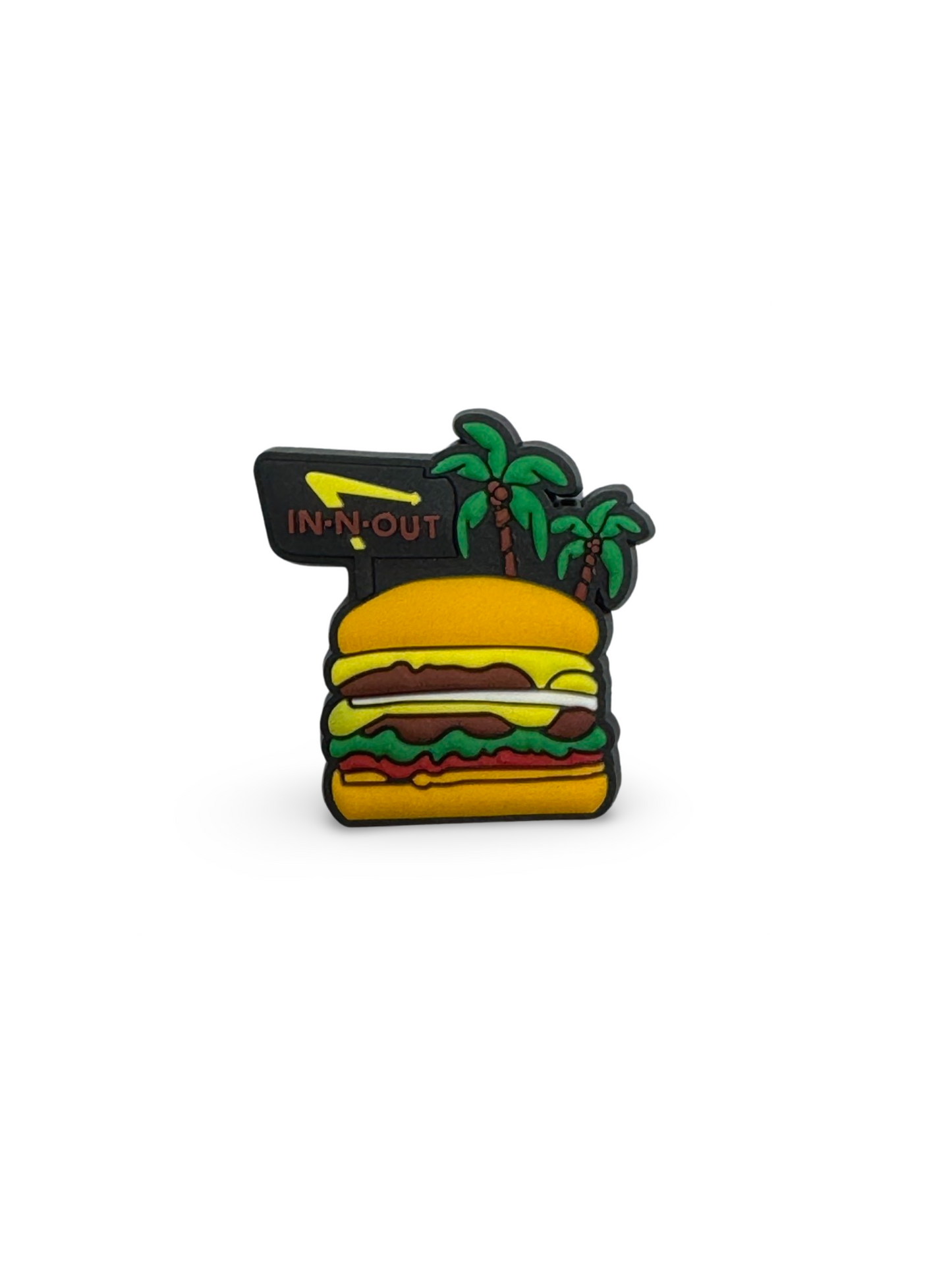 Burger Shoe Charm