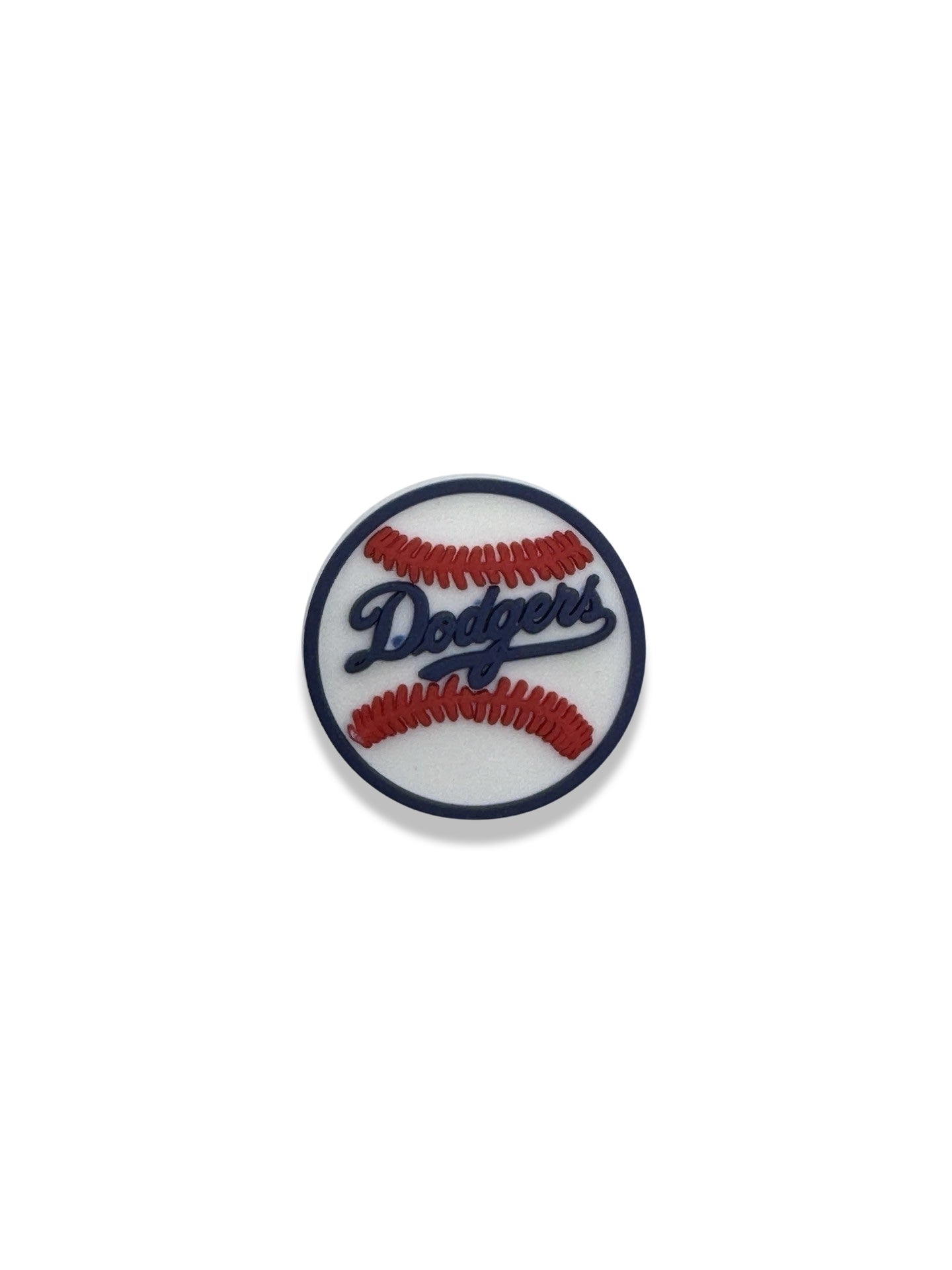 Baseball Round Shoe Charm