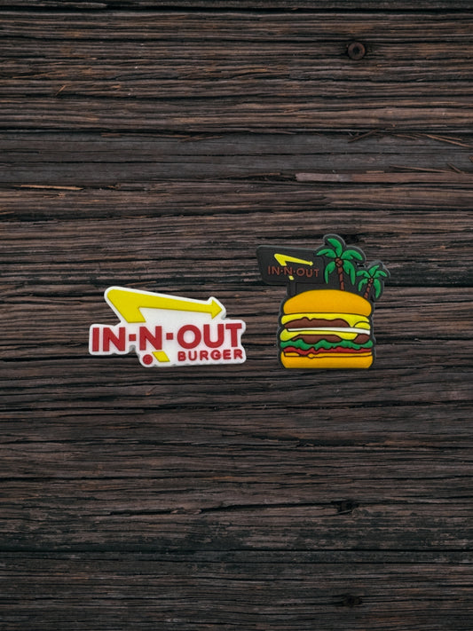 Burger Shoe Charm
